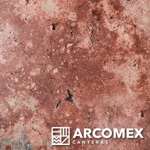Mármol Travertino Rojo al Acido